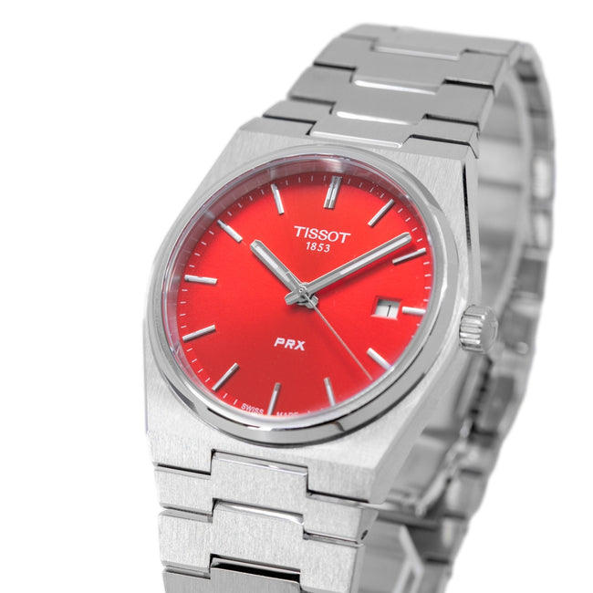 Tissot Men's T137.410.11.421.00 PRX 40mm Red Dial Quartz