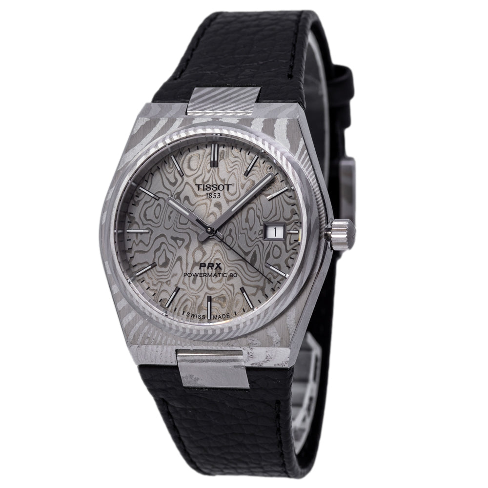 Tissot Men's T137.807.96.081.00 PRX Damascus Steel 38mm Auto