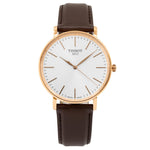 Tissot Men's T143.410.36.011.00 Everytime Silver Dial Watch