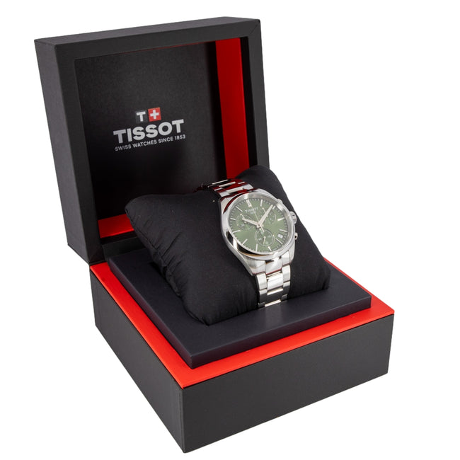 Tissot Men's T150.417.11.091.00 PR 100 Green Dial Chrono
