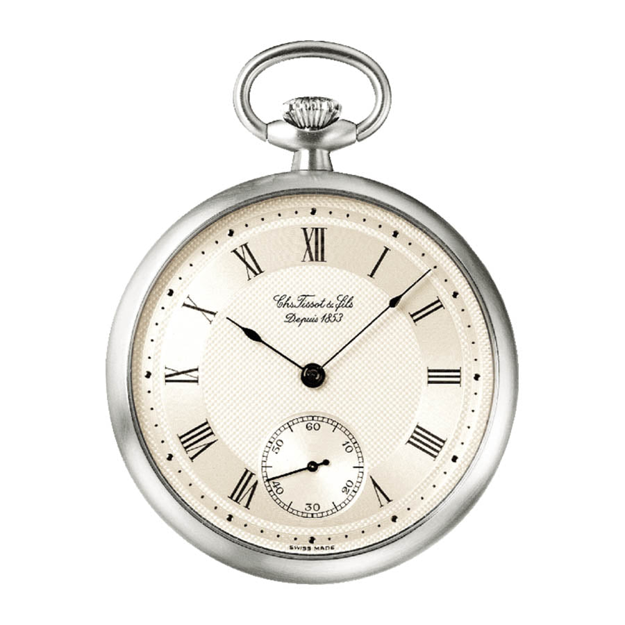 Tissot Men's T82.7.409.33 LEPINE MECHANICAL POCKET WATCH