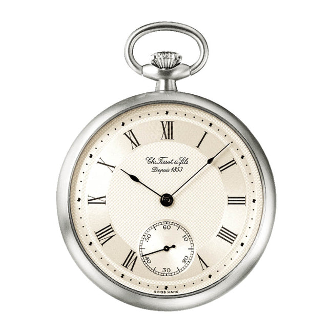 Tissot Men's T82.7.409.33 LEPINE MECHANICAL POCKET WATCH