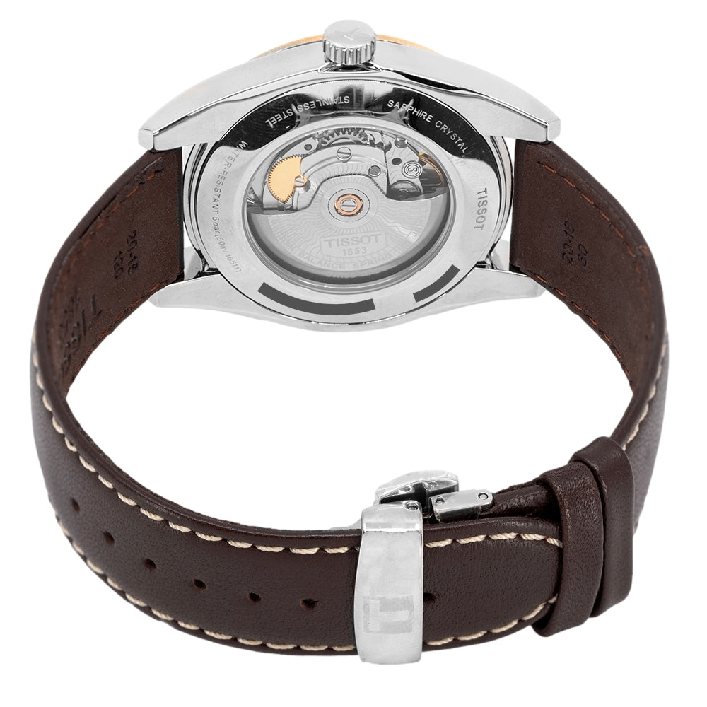 Tissot T927.407.46.291.00 Silicium 18k Gold Bezel Watch