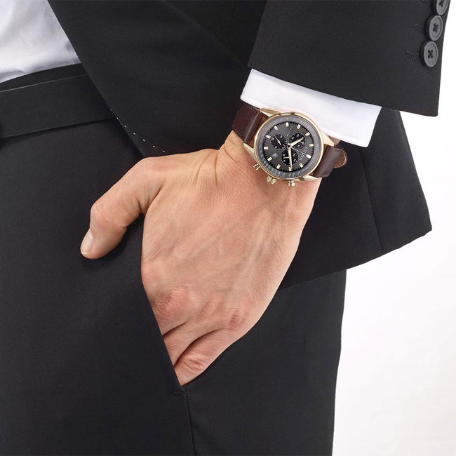 Citizen Men's AT2393-17H Eco-Drive Chronograph Watch