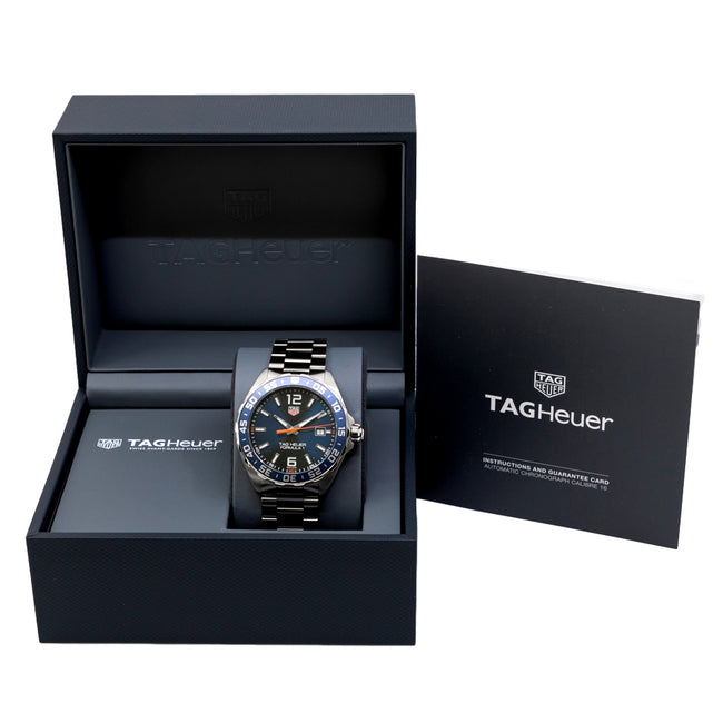 Tag Heuer Herrenuhr WAZ1010.BA0842 Formel 1 Blaues Zifferblatt