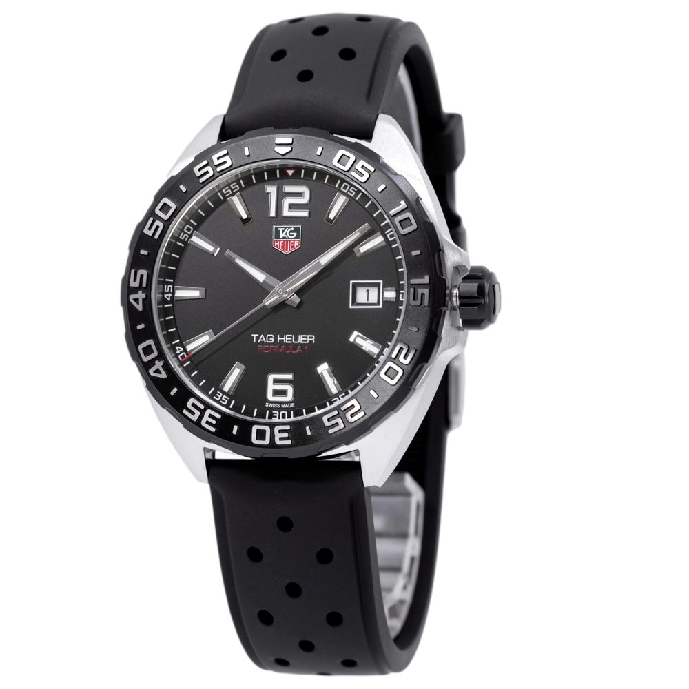 TAG Heuer Men's WAZ1110.FT8023 F1  Black Dial Watch