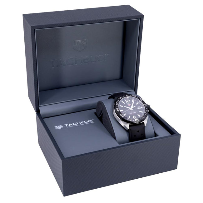 TAG Heuer ブラック アナログ時計　WAZ1110 41mm Tag Heuer WAZ1110.BA0875 Formula 1 Men's Quartz