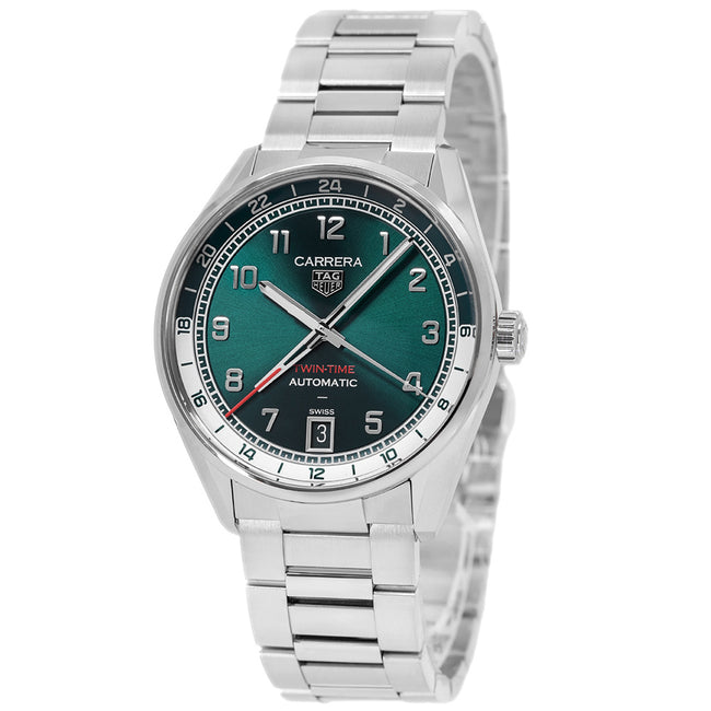 Tag Heuer Men's WDA2114.BA0043 Carrera Date Twin-Time Auto
