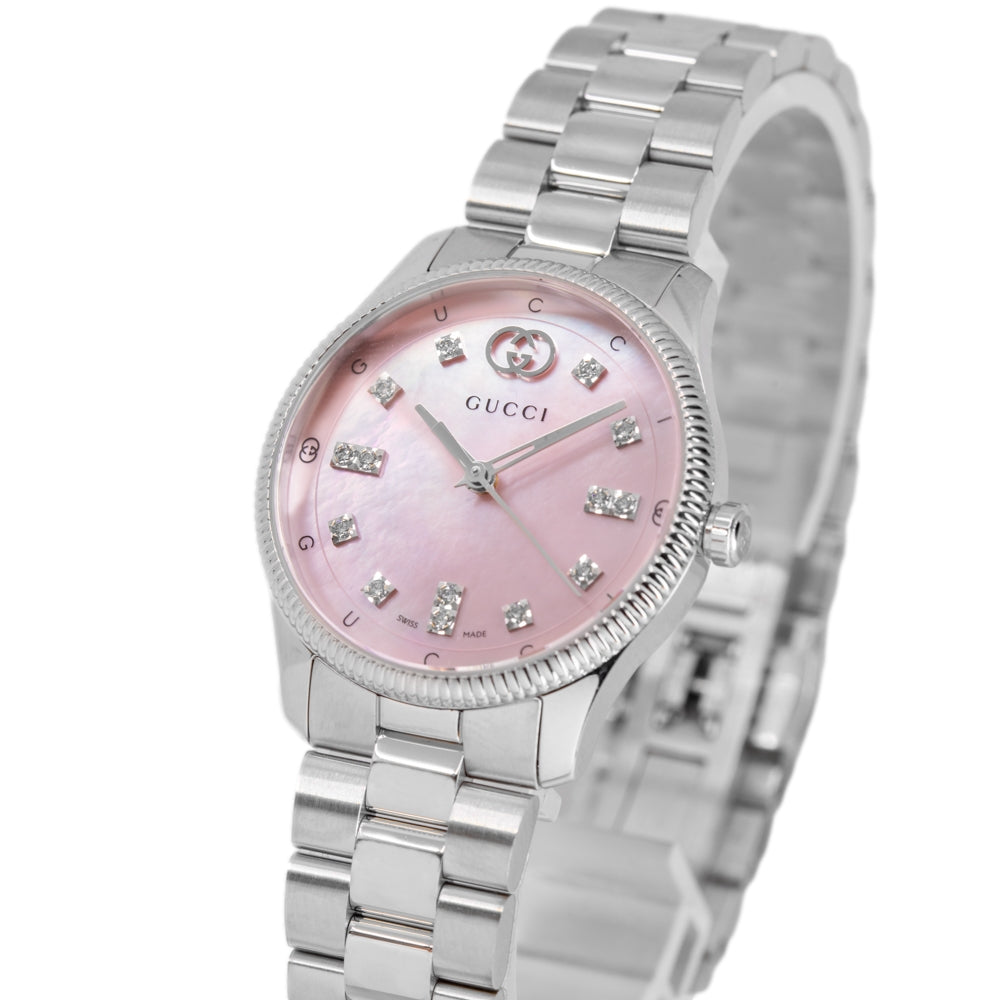 Gucci Women's YA1265062 G-Timeless 29mm Diamonds Quartz