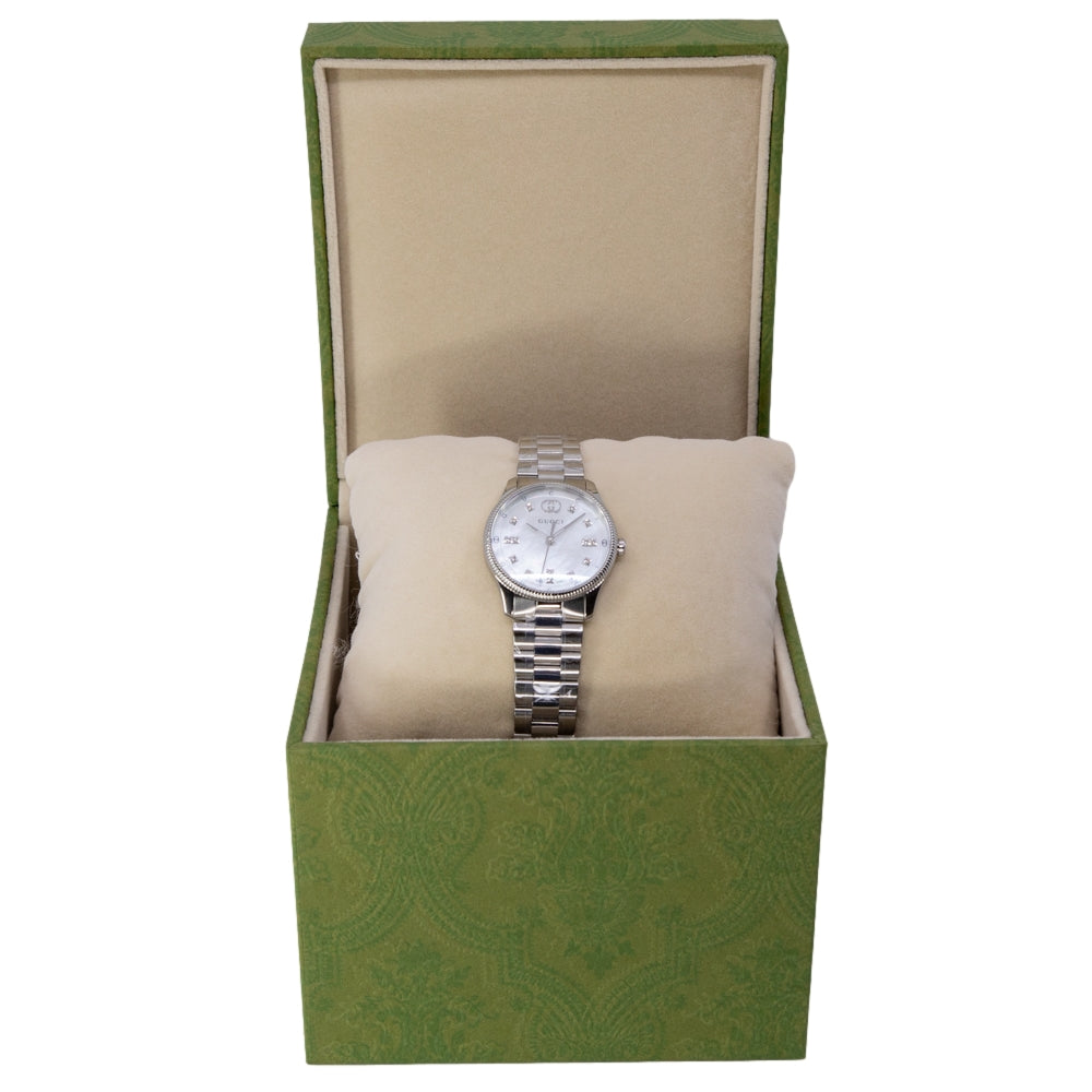 Gucci Women's YA1265064 G-Timeless 29mm Diamonds Quartz