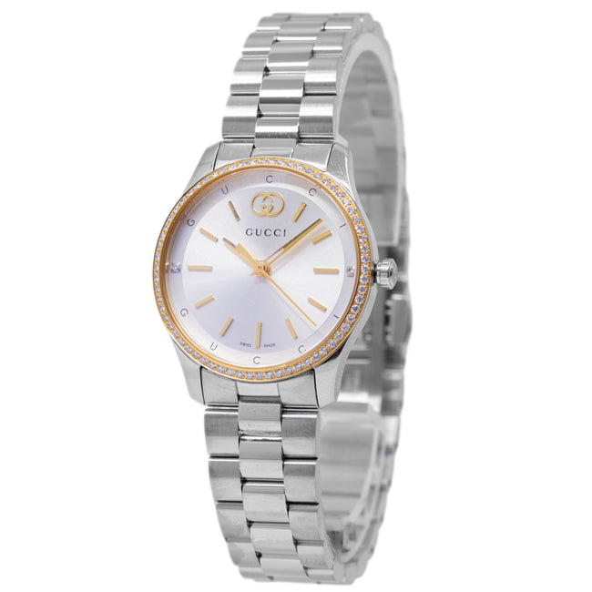 Gucci Women's YA1265072 G-Timeless 29mm Diamonds Quartz
