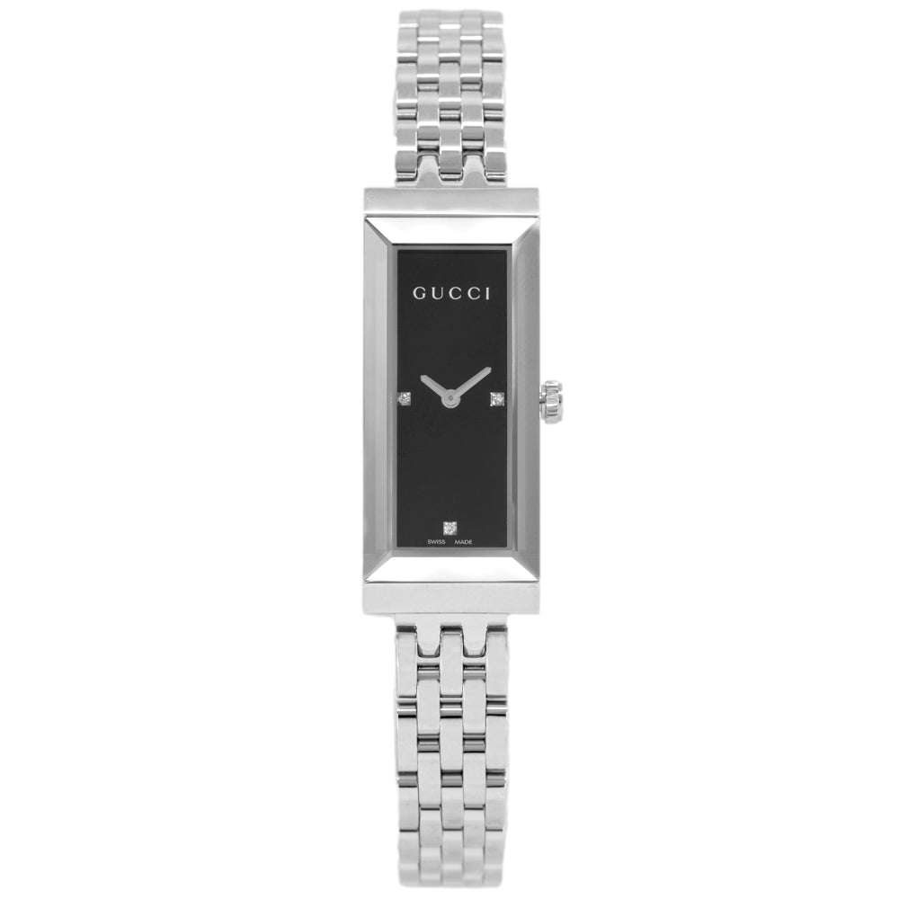 Gucci Women's YA127504 G-Frame Diamonds Quartz