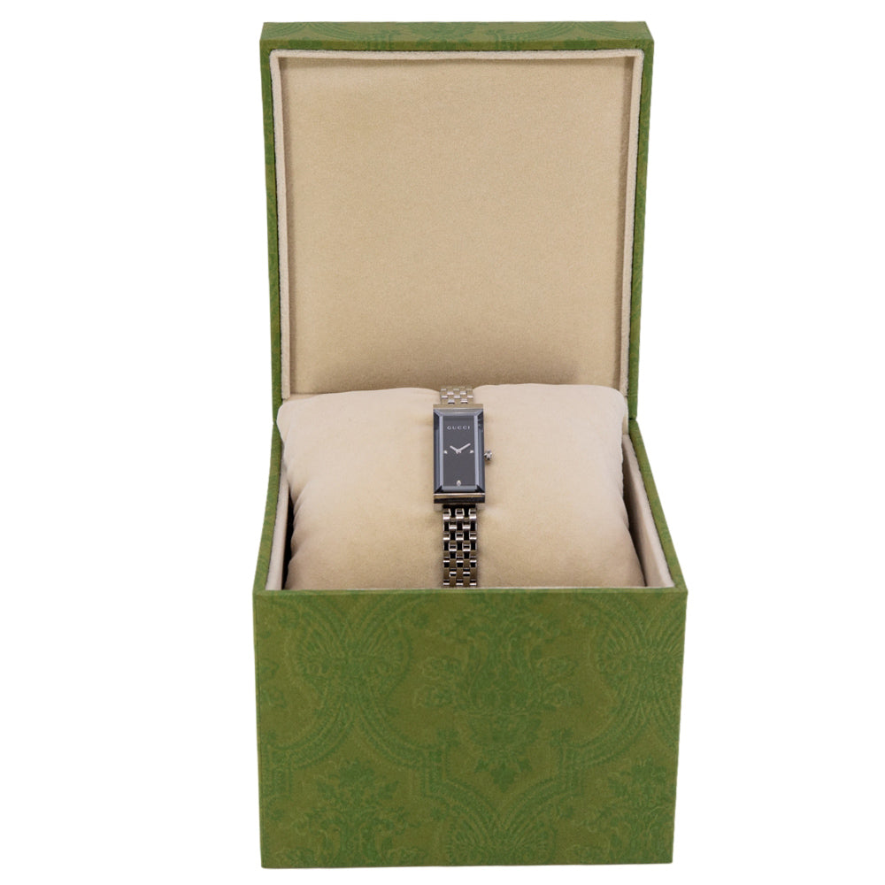 Gucci Women's YA127504 G-Frame Diamonds Quartz