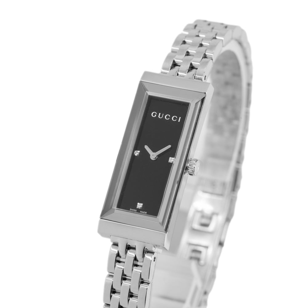 Gucci Women's YA127504 G-Frame Diamonds Quartz