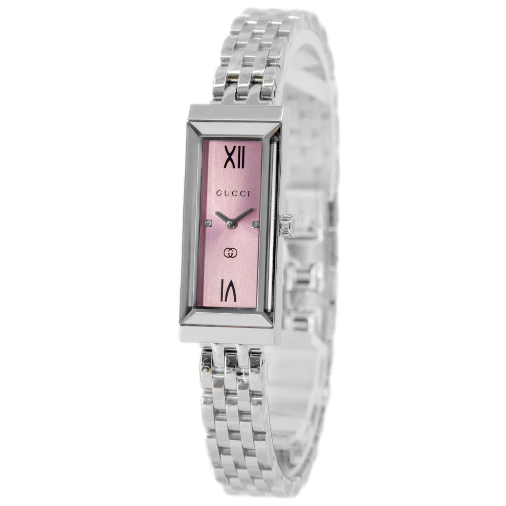 Gucci Women's YA127516 G-Frame Diamonds Quartz