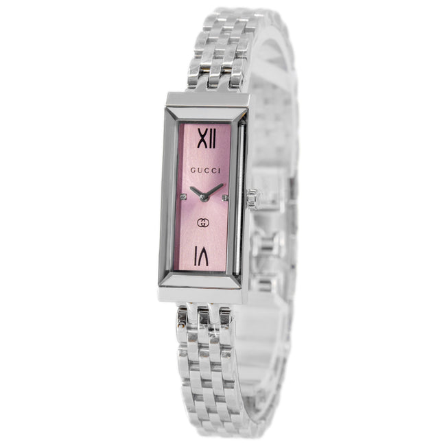 Gucci Women's YA127516 G-Frame Diamonds Quartz