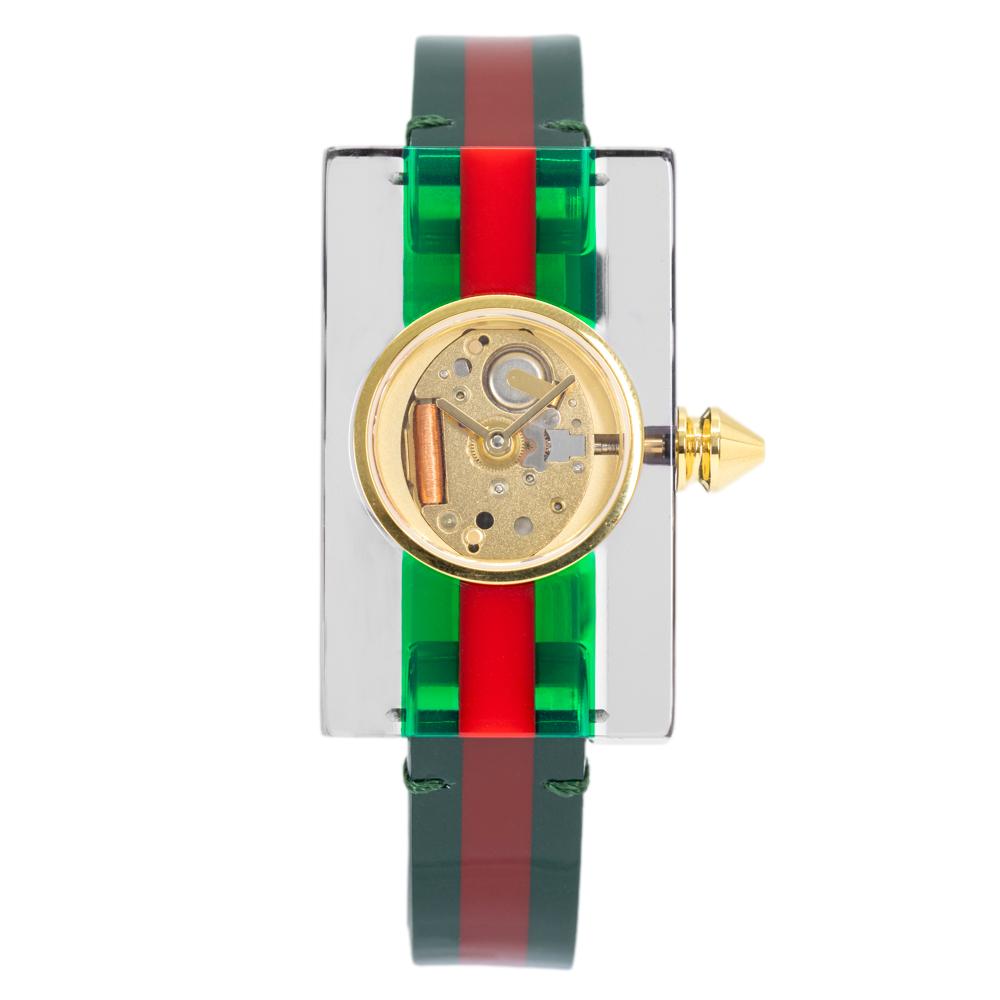 Gucci Damen YA143505 Vintage Web Quartz Uhr