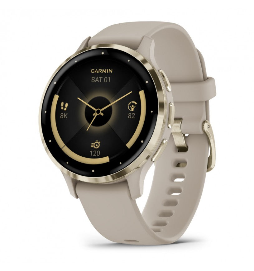 Garmin 010-02785-02 Venu 3S French Gray e Soft Gold