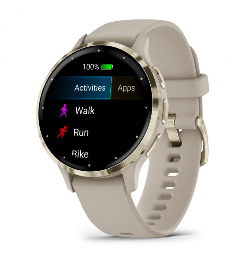 Garmin 010-02785-02 Venu 3S French Gray e Soft Gold