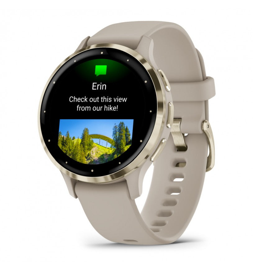 Garmin 010-02785-02 Venu 3S French Gray e Soft Gold