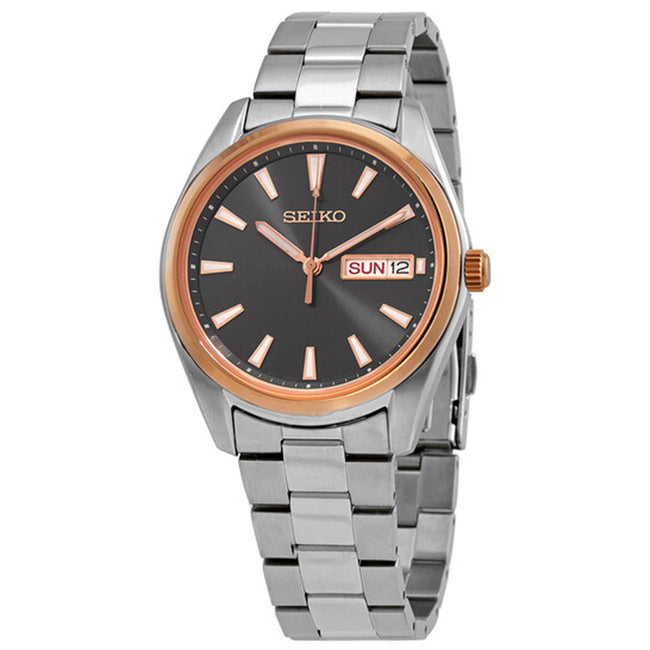 Seiko Men's SUR344P1 Sports Black Dial Watch