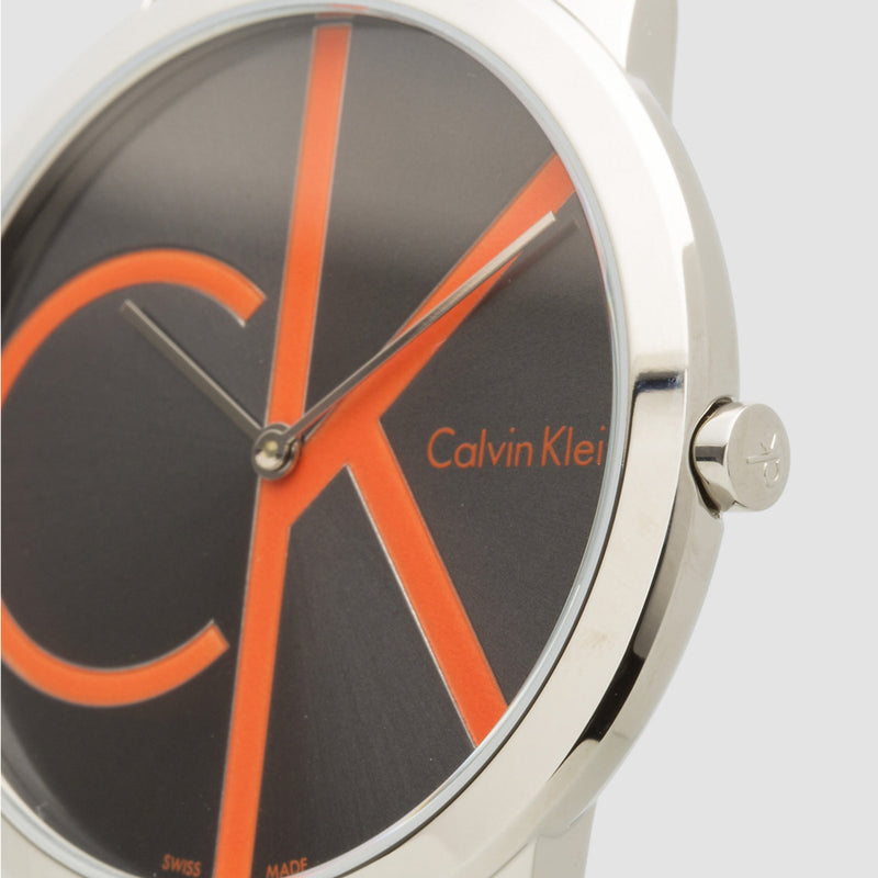 Cool grey dial top silicone watch