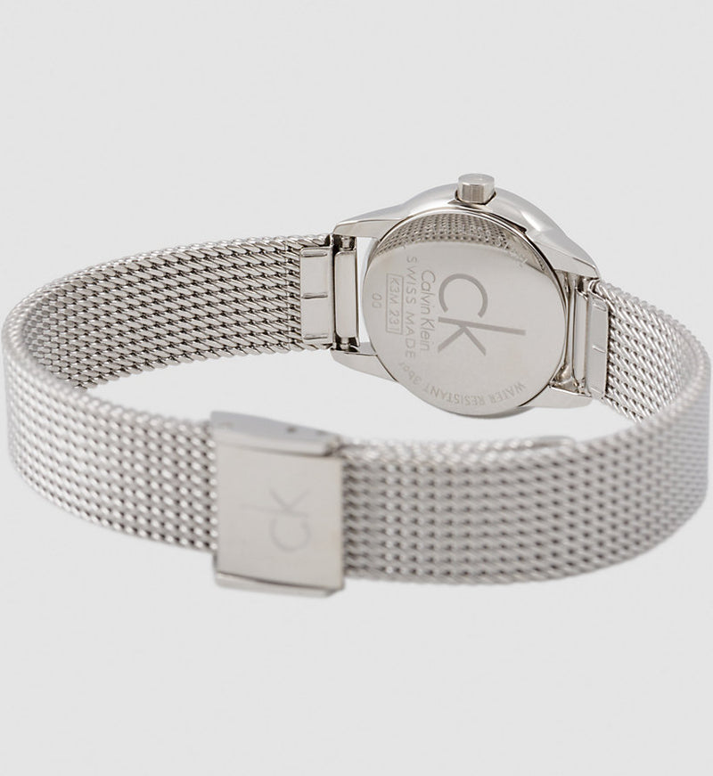 ck Calvin Klein Ladies K3M23124 Minimal Dark Gray Dial 24 mm Watch