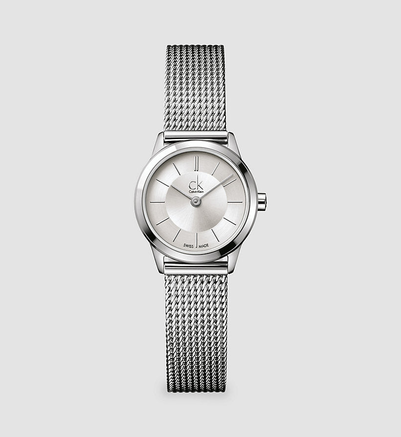 calvin klein watches silver