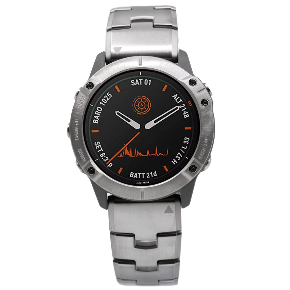 010-02157-24-Garmin 010-02157-24 Fenix® 6X Pro Solar Edition Smartwatch