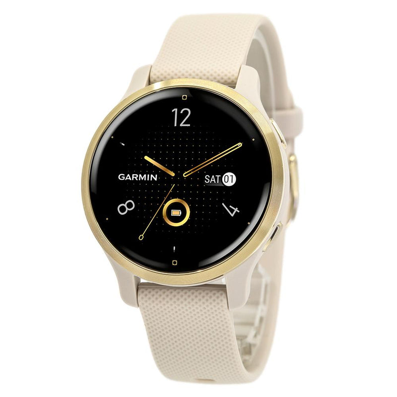 010-02429-11 -Garmin 010-02429-11  Venu 2S Light Gold Stainless Smartwatch