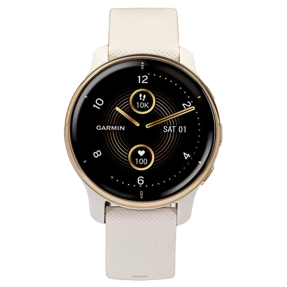 010-02496-12-Garmin 010-02496-12 Venu® 2 Plus White Smartwatch