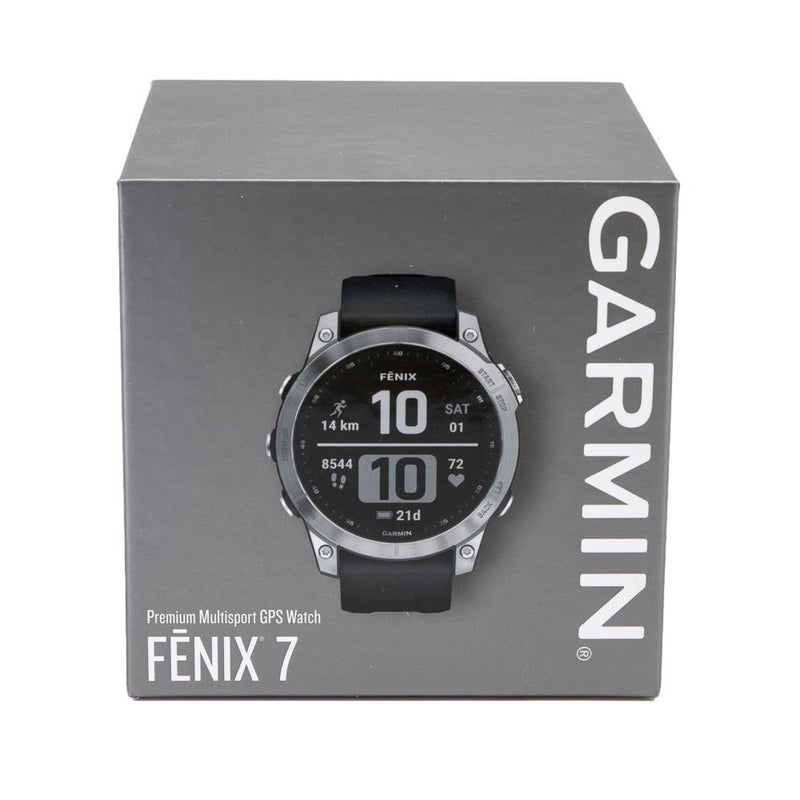 010-02540-01-Garmin 010-02540-01 Fenix 7 Silver Graphite Strap Watch
