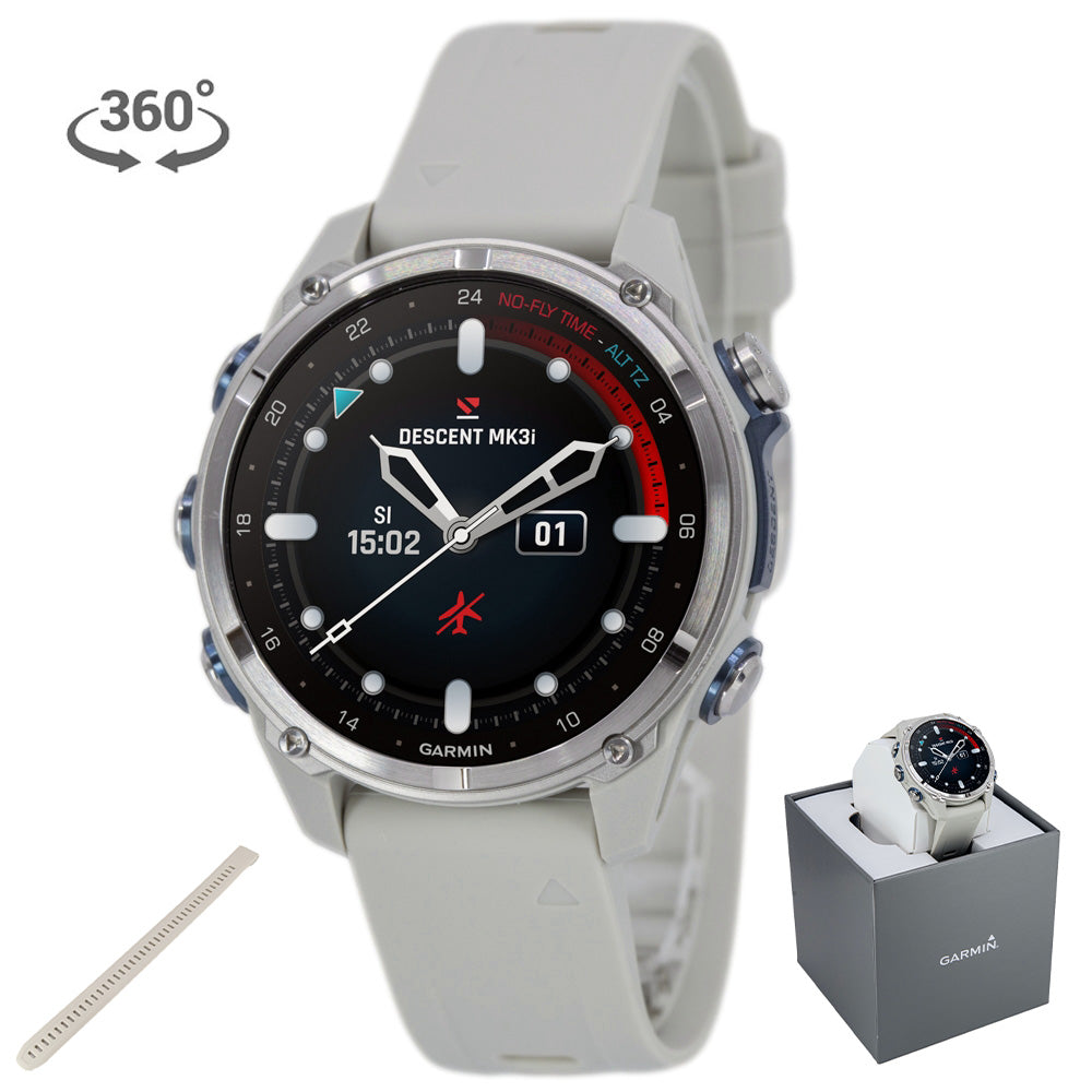 010-02753-04-Garmin Men's 010-02753-04 Descent Mk3 43mm Smartwatch