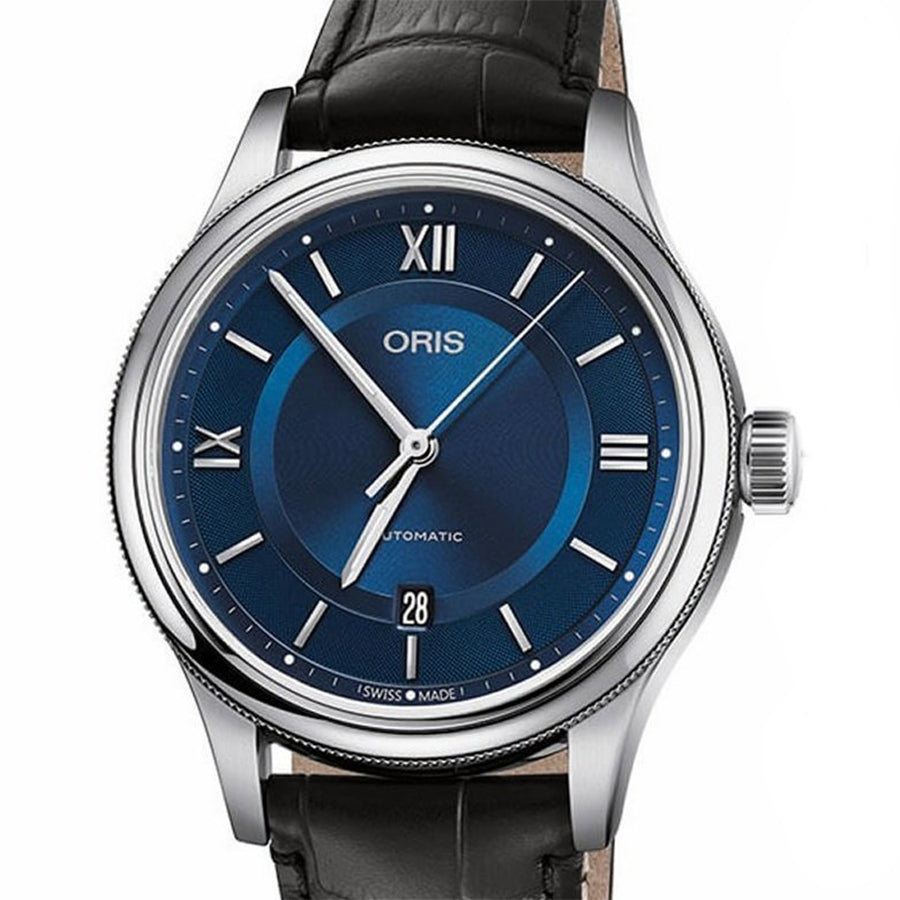 01 733 7719 4075-07 5 20 35-Oris 01 733 7719 4075-07 5 20 35 Classic Blue Dial Watch
