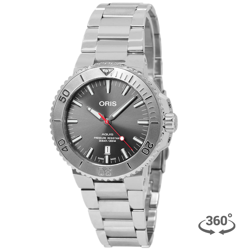 01 733 7730 4153-07 8 24 05PEB-Oris Men's 01 733 7730 4153-07 8 24 05PEB Grey Dial Auto