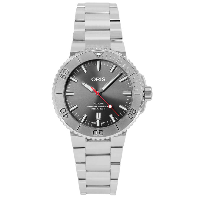01 733 7730 4153-07 8 24 05PEB-Oris Men's 01 733 7730 4153-07 8 24 05PEB Grey Dial Auto