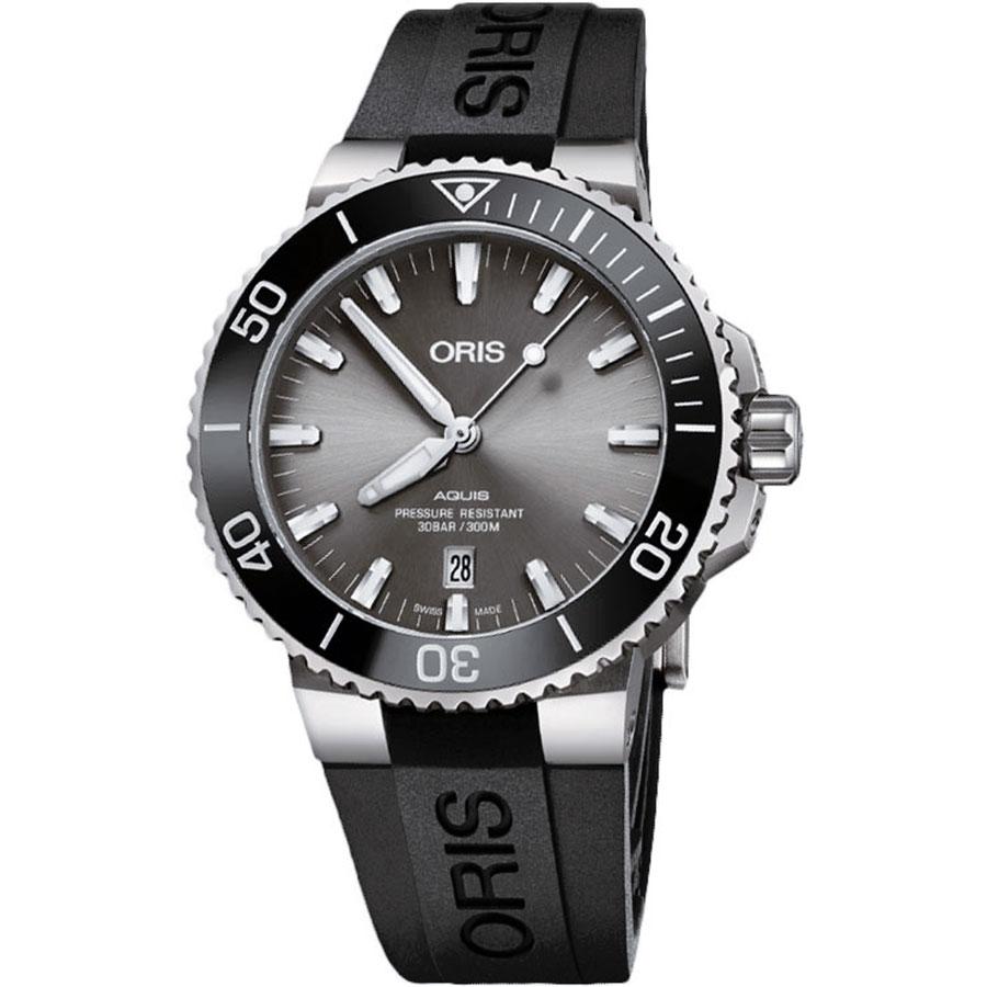 01 733 7730 7153-07 4 24 64TEB-Oris Men's  01 733 7730 7153-07 4 24 64TEB Aquis Watch