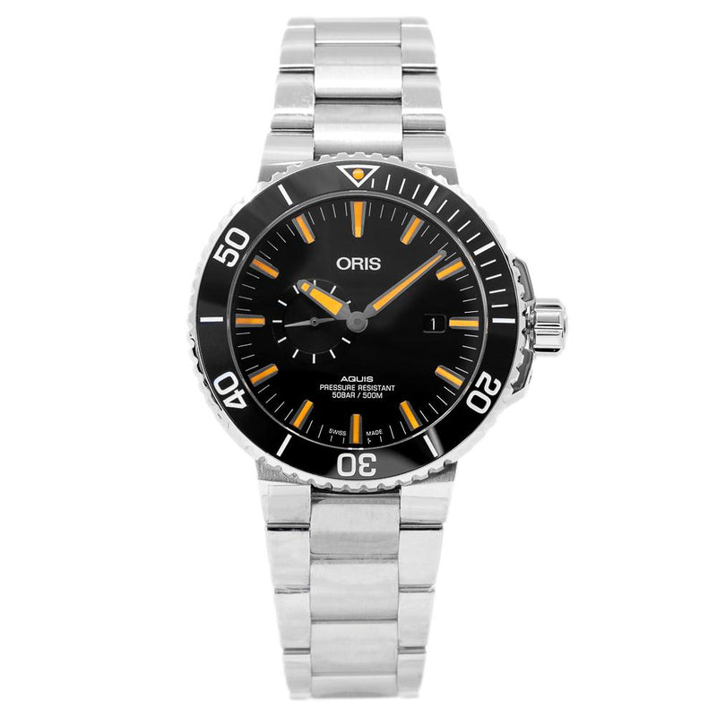 Oris 01 743 7733 4159 07 8 24 05PEB Aquis Small Second Watch