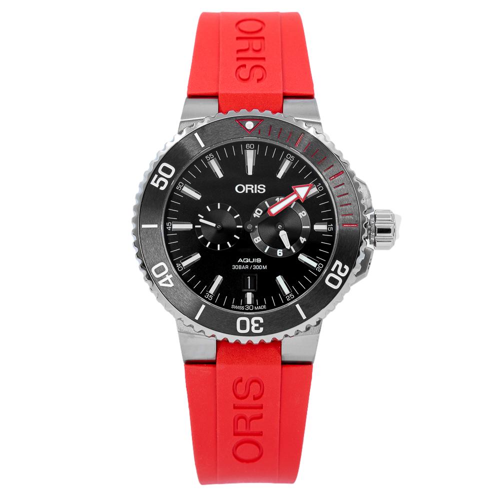 01 749 7734 7154-SET-Oris 01 7497734 7154-SET Regulateur Der Meistertaucher Watch