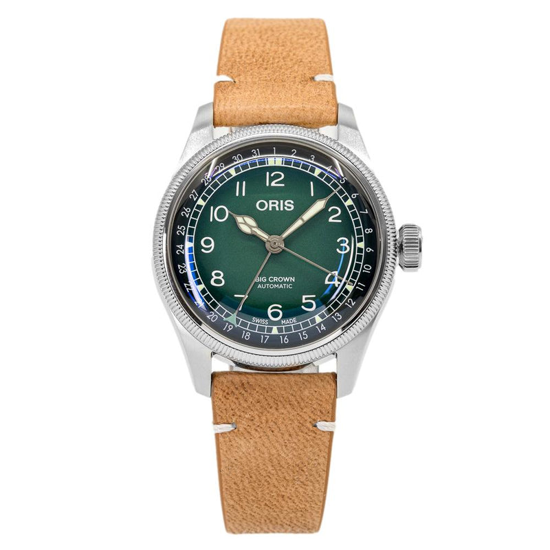 01 754 7779 4067-Set-Oris 01 754 7779 4067 X Cervo Volante Green Dial Watch