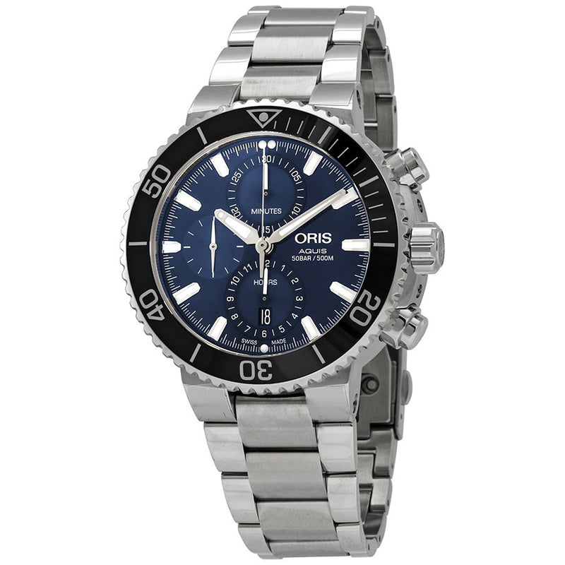 01 774 7743 4155-07 8 24 05PEB-Oris Man's 01 774 7743 4155-07 8 24 05 Aquis Chrono Watch 