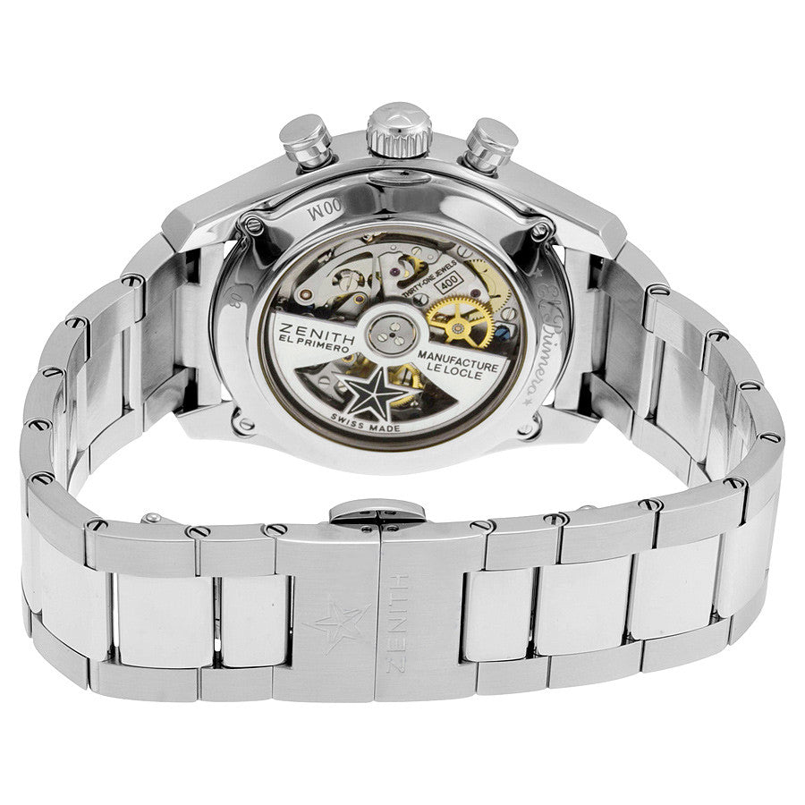 03.2150.400/69.M2150-Zenith 03.2150.400/69.M2150 El Primero Steel 38mm Watch