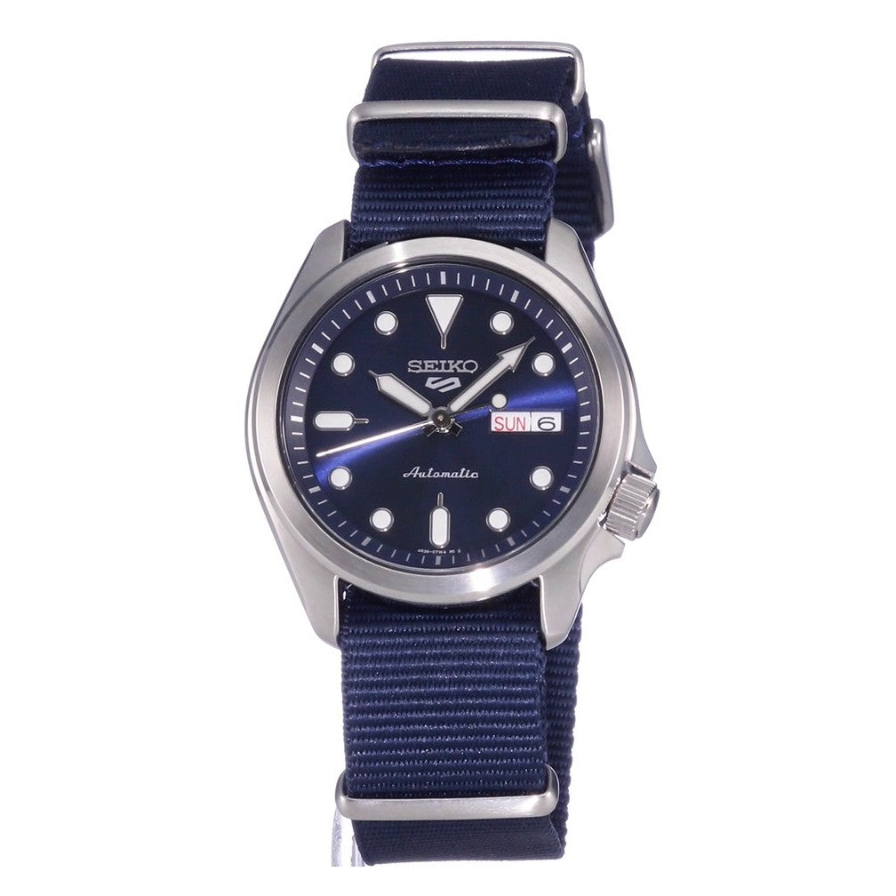 SRPE63K1-Seiko Men's SRPE63K1 5 Sport Day Date Blue Dial Watch 