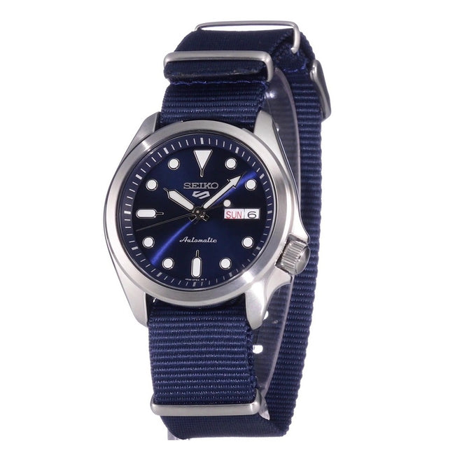 SRPE63K1-Seiko Men's SRPE63K1 5 Sport Day Date Blue Dial Watch 
