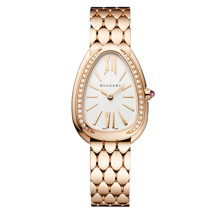 103146-Bulova Ladies 103146 Serpenti Seducers Rose Gold Watch