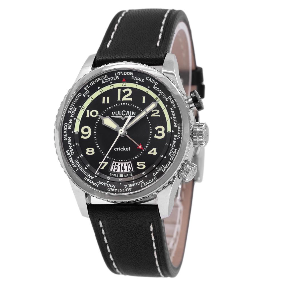 110163A07.BFC102-Vulcain Men's 110163A07.BFC102 Montre Aviator Cricket Watch 