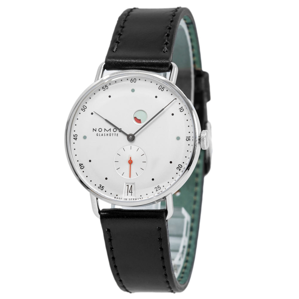 1101-Nomos Glashutte Men's 1101 Metro White Dial 