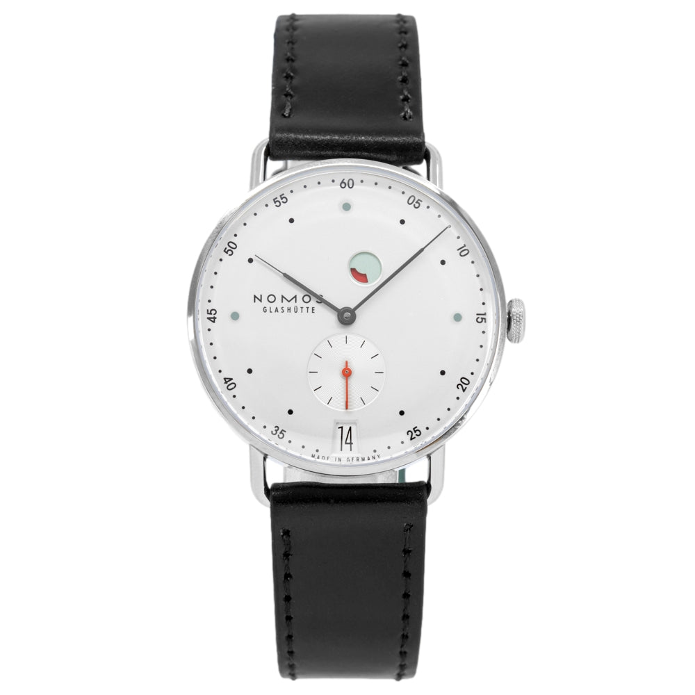 1101-Nomos Glashutte Men's 1101 Metro White Dial 