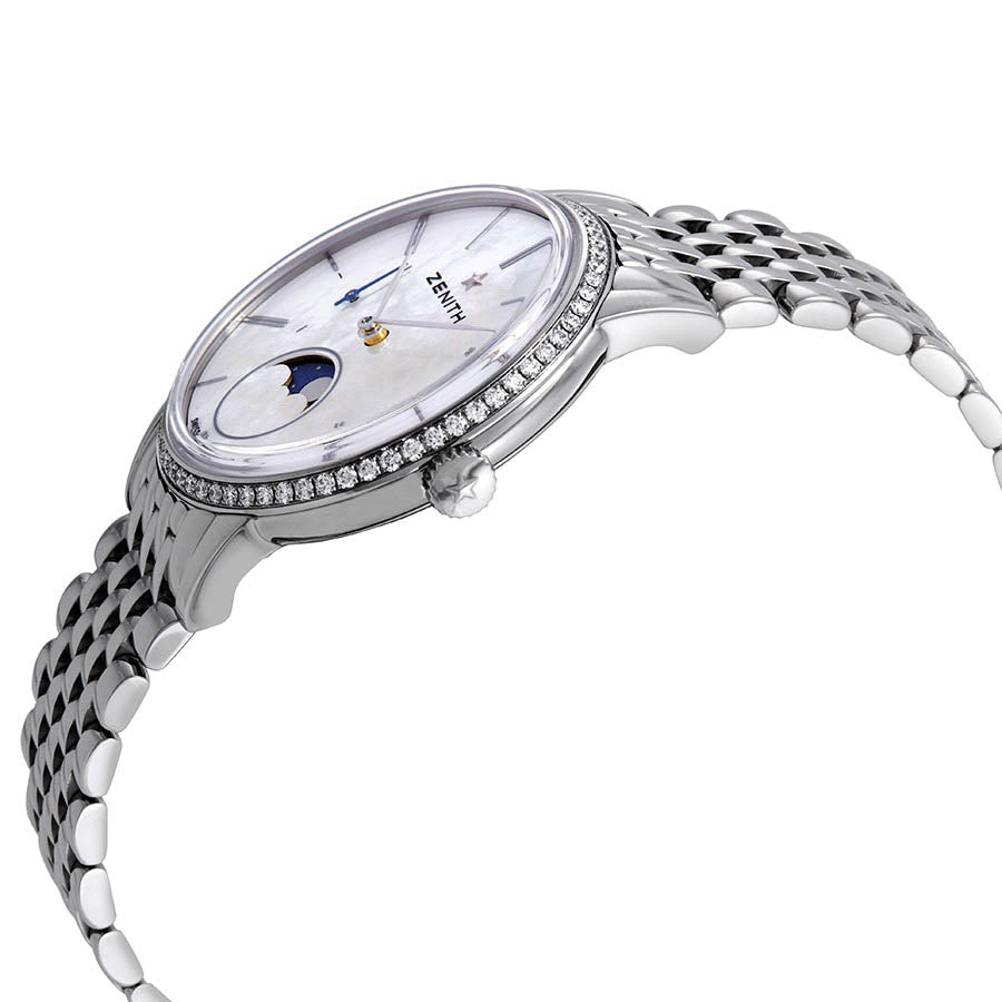 16.2320.692/80.M2320-Zenith Ladies 16.2320.692/80.M2320 Elite Moon Steel&Diamonds