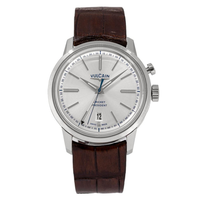 160151A20.BAL141-Vulcain Men's 160151A20.BAL141 Cricket President Watch